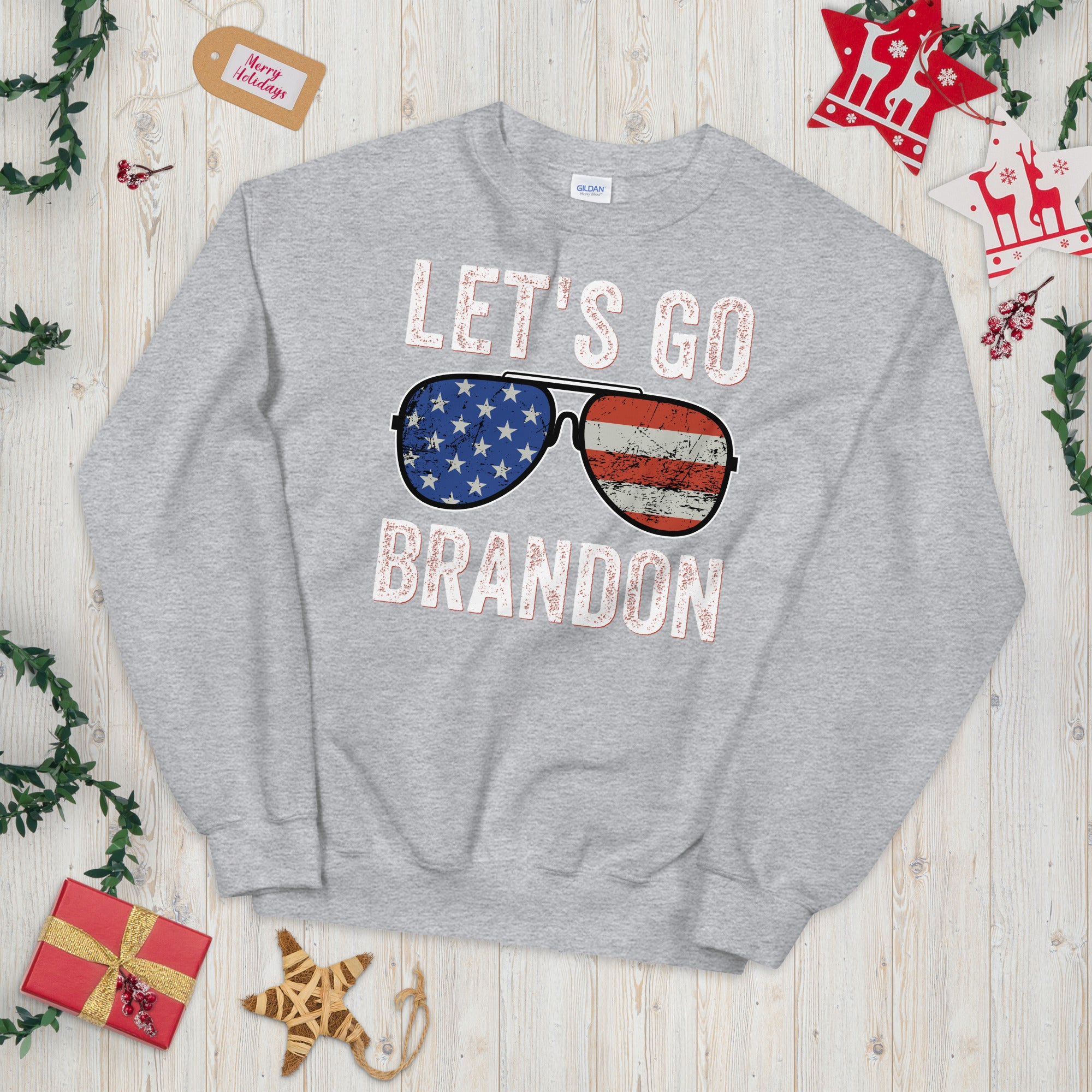 Let's Go Brandon Sweatshirt, Lets go brandon, Funny Joe Biden Sweatshirt, FJB Sweatshirt, Joe Biden Chant, Funny Biden Meme, Anti Biden Pun - Madeinsea©