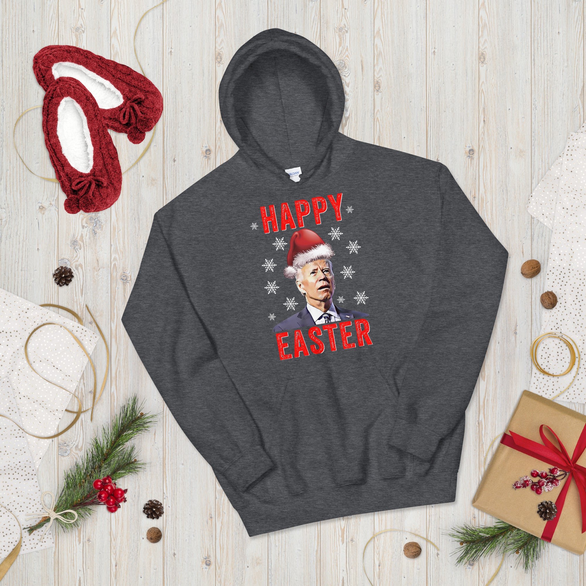 Biden Weihnachts-Hoodie, Lustiger Biden-Hoodie, Biden-Weihnachts-Hoodie, FJB-Hoodie, Verwirrter Frohe Ostern-Weihnachts-Hoodie, Republikaner-Hoodie