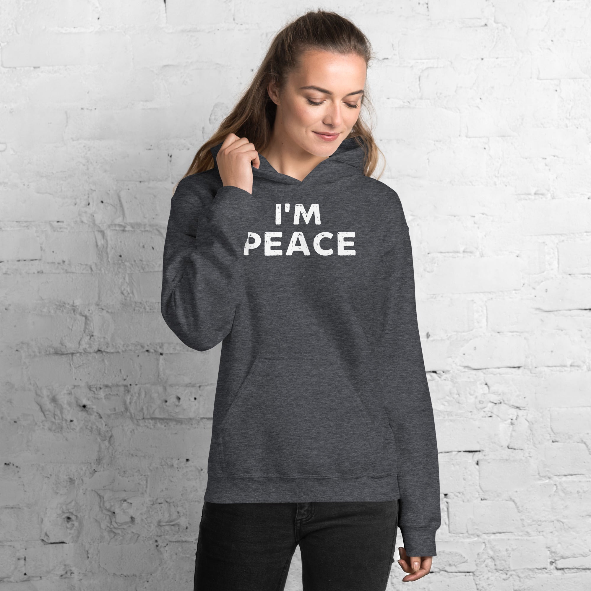 Im Peace Couple Hoodie, I Come In Peace Couple Shirt, Funny Matching Hoodies, Halloween Couples Hoodie, Matching Shirts For Halloween - Madeinsea©
