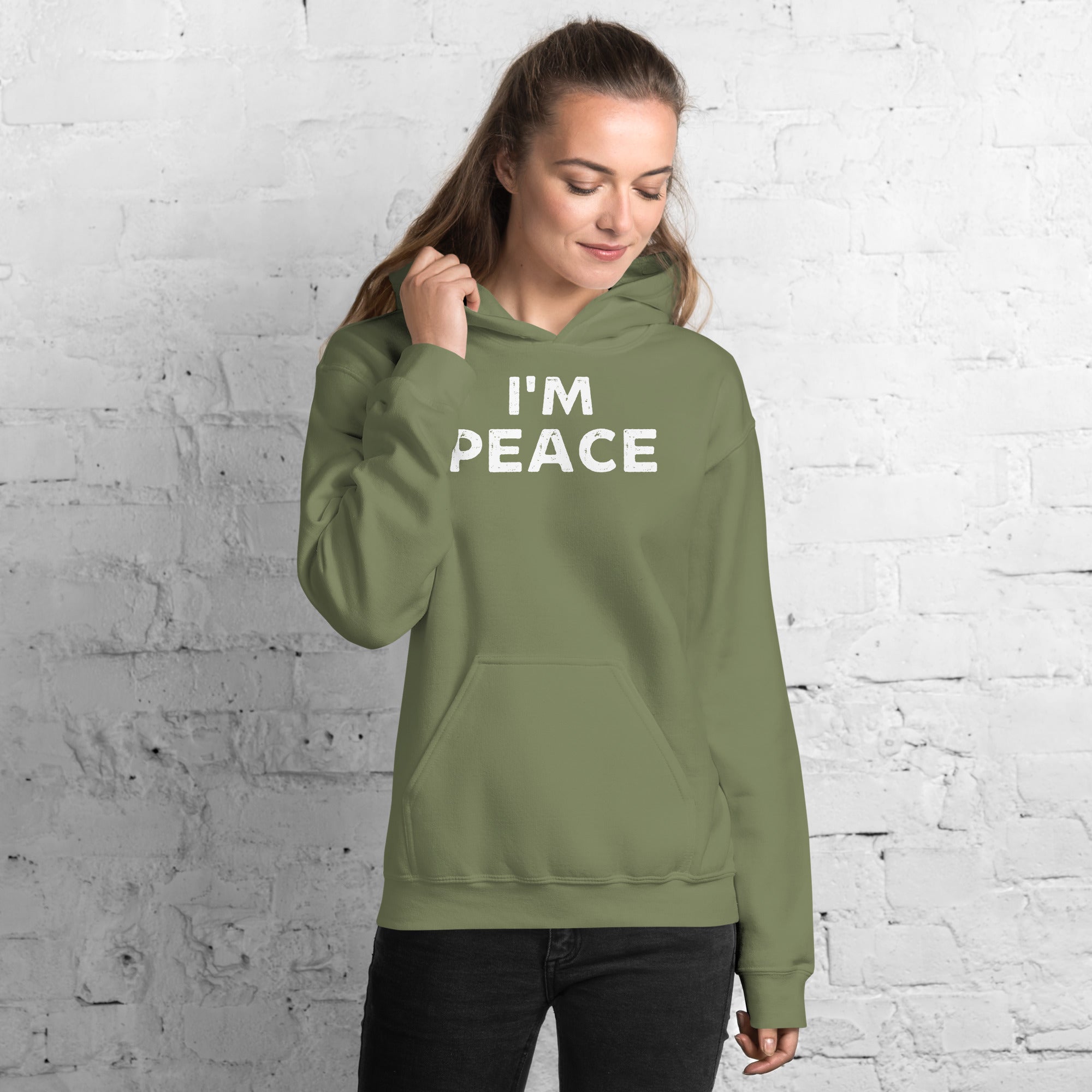 Im Peace Couple Hoodie, I Come In Peace Couple Shirt, Funny Matching Hoodies, Halloween Couples Hoodie, Matching Shirts For Halloween - Madeinsea©