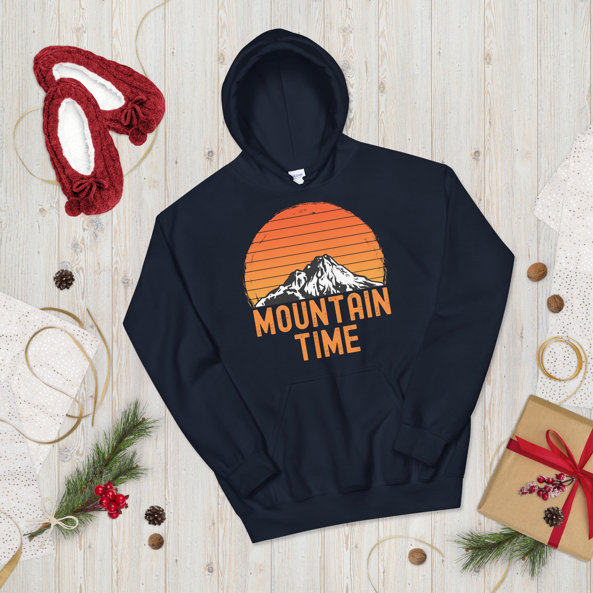 Mountain Time Hoodie, Mountain Shirt, Nature Sweater, Ski Trip, Apres Ski, Adventure Hoodie, Skier Hoodie, Mountain Climbing Hoodie