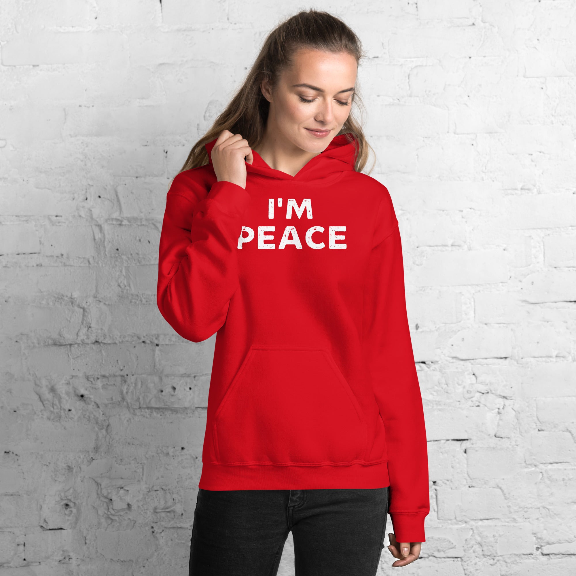 Im Peace Couple Hoodie, I Come In Peace Couple Shirt, Funny Matching Hoodies, Halloween Couples Hoodie, Matching Shirts For Halloween - Madeinsea©