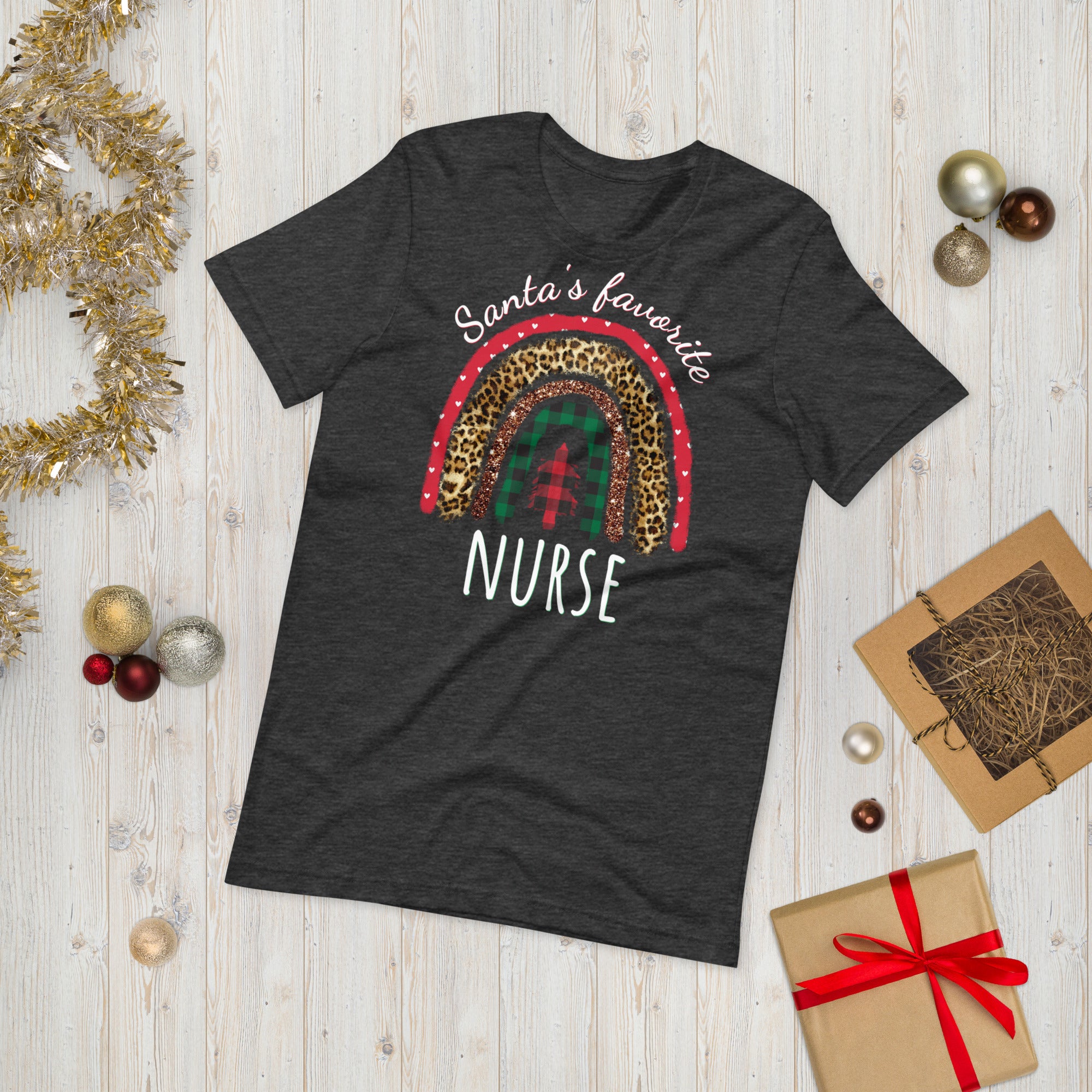 Infirmière préférée du Père Noël, T-shirt de Noël pour infirmière, T-shirt d'infirmière de Noël, T-shirt d'école d'infirmières, T-shirt d'école d'infirmières, T-shirt d'infirmière, infirmière drôle