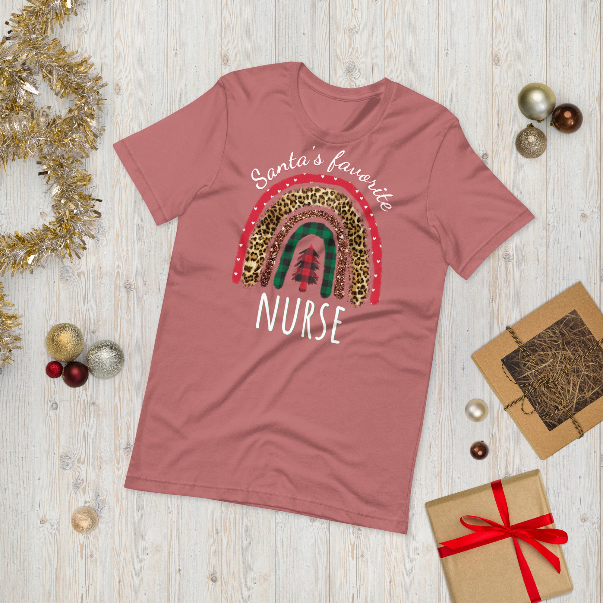 Infirmière préférée du Père Noël, T-shirt de Noël pour infirmière, T-shirt d'infirmière de Noël, T-shirt d'école d'infirmières, T-shirt d'école d'infirmières, T-shirt d'infirmière, infirmière drôle