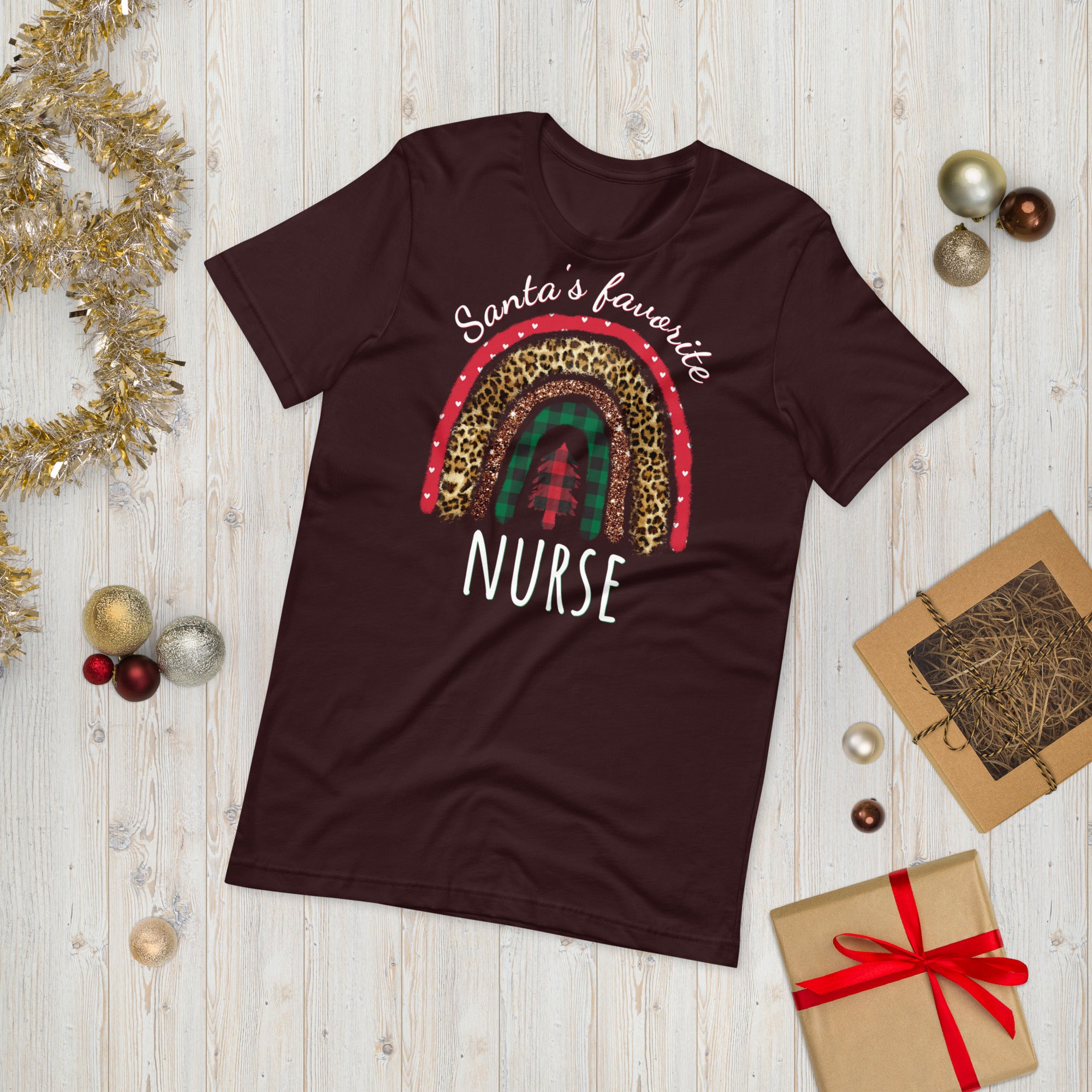 Infirmière préférée du Père Noël, T-shirt de Noël pour infirmière, T-shirt d'infirmière de Noël, T-shirt d'école d'infirmières, T-shirt d'école d'infirmières, T-shirt d'infirmière, infirmière drôle