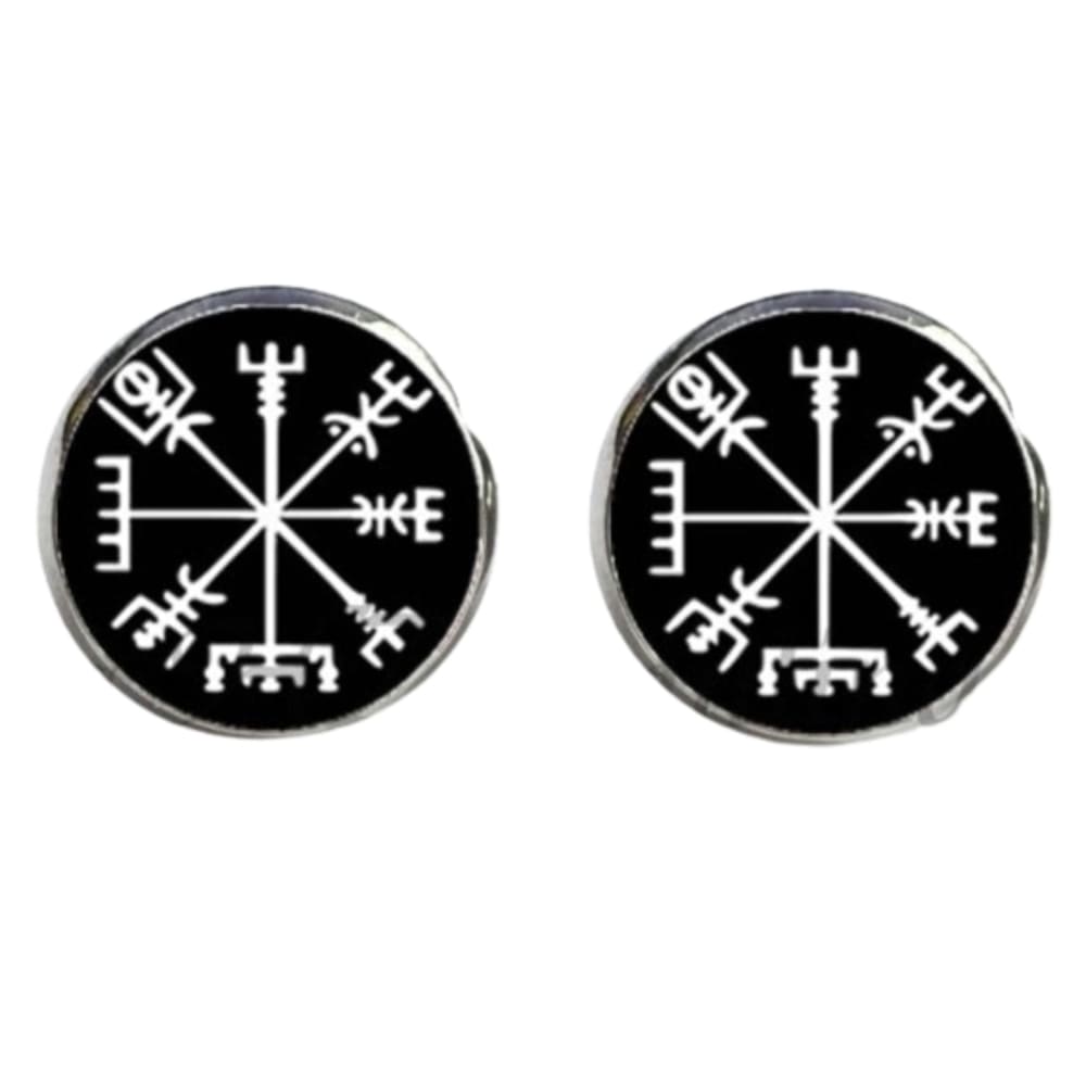 Viking Compass Earrings