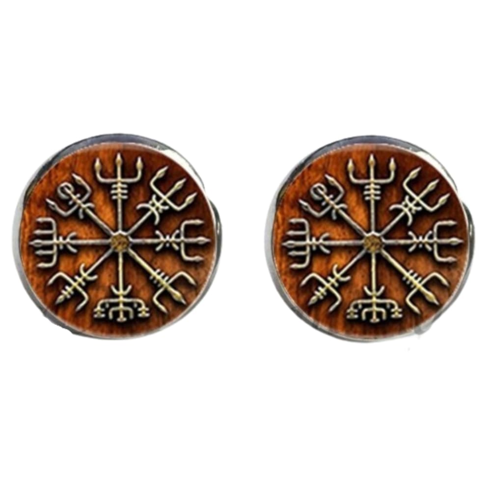 Viking Compass Earrings