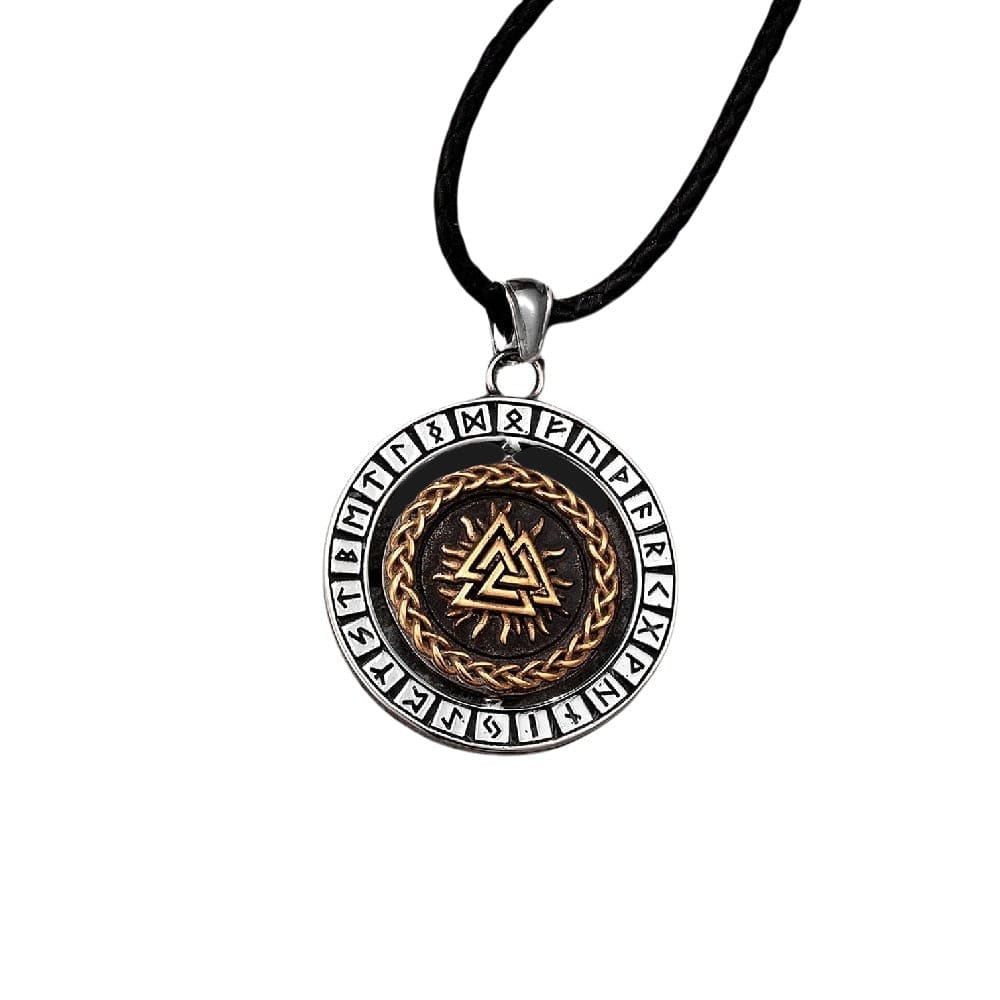 Viking Rotation Compass Necklace