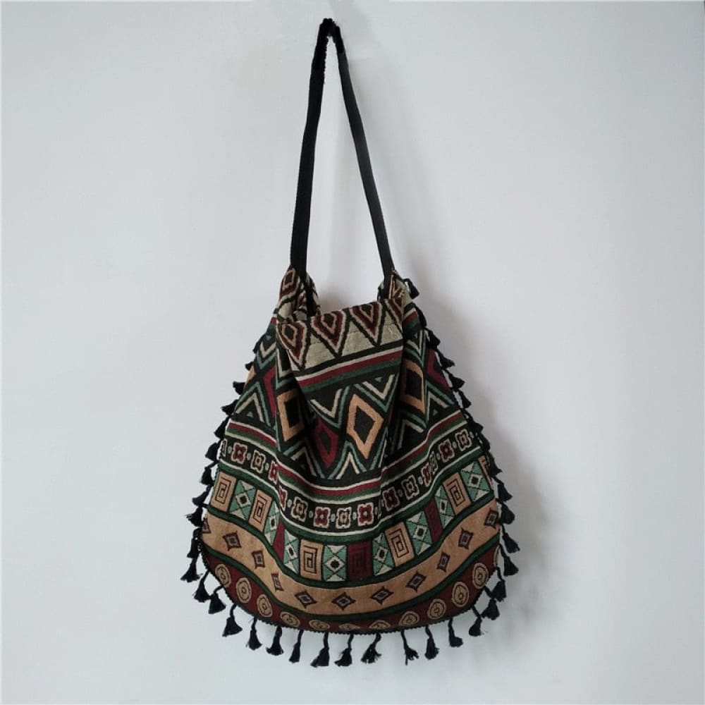 Vintage Crossbody Beach Bag