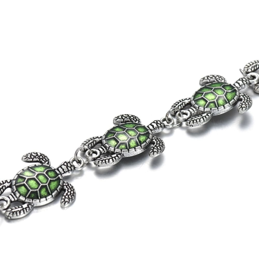 Vintage Silver Sea Turtle Bracelet