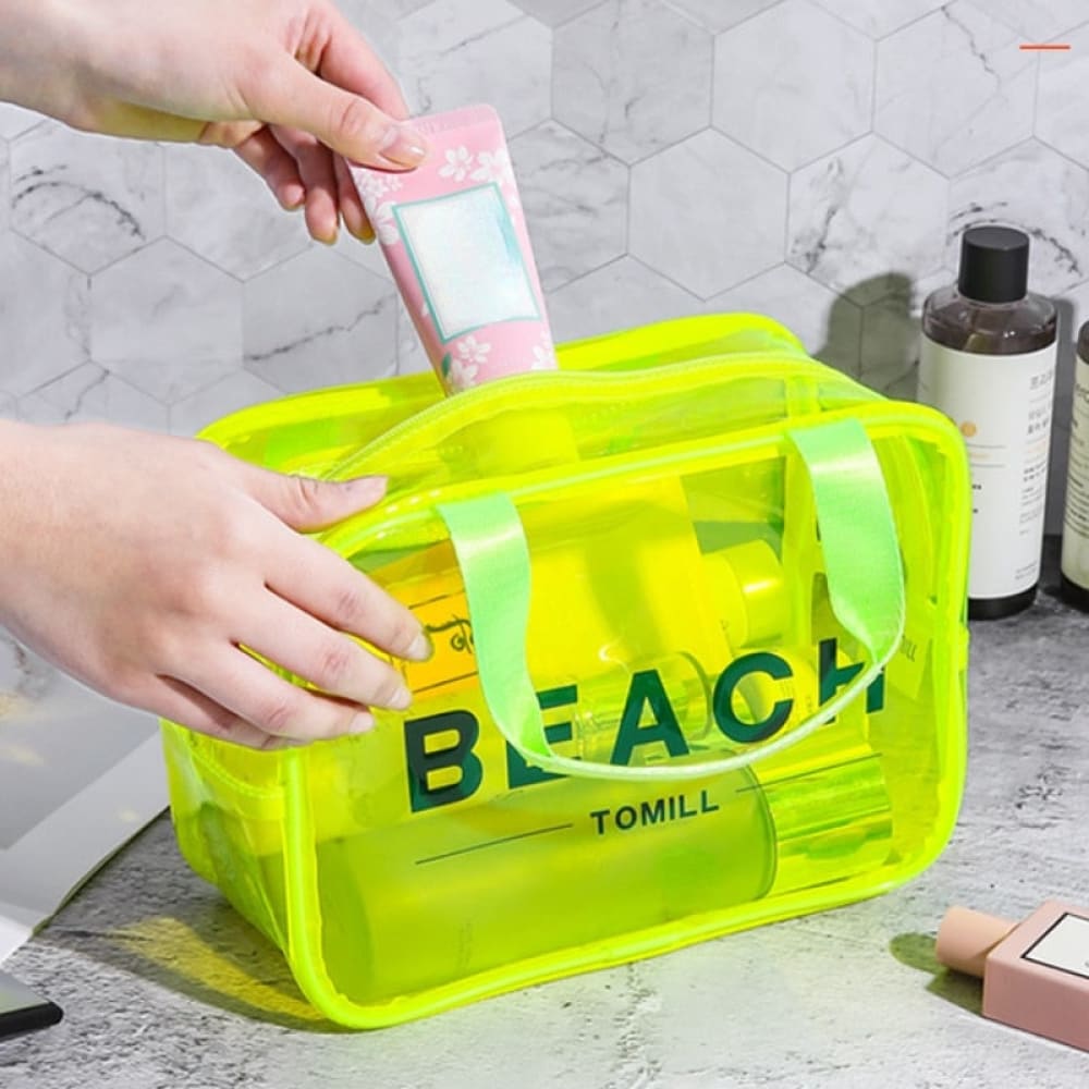 Waterproof Beach Bag With Zipper