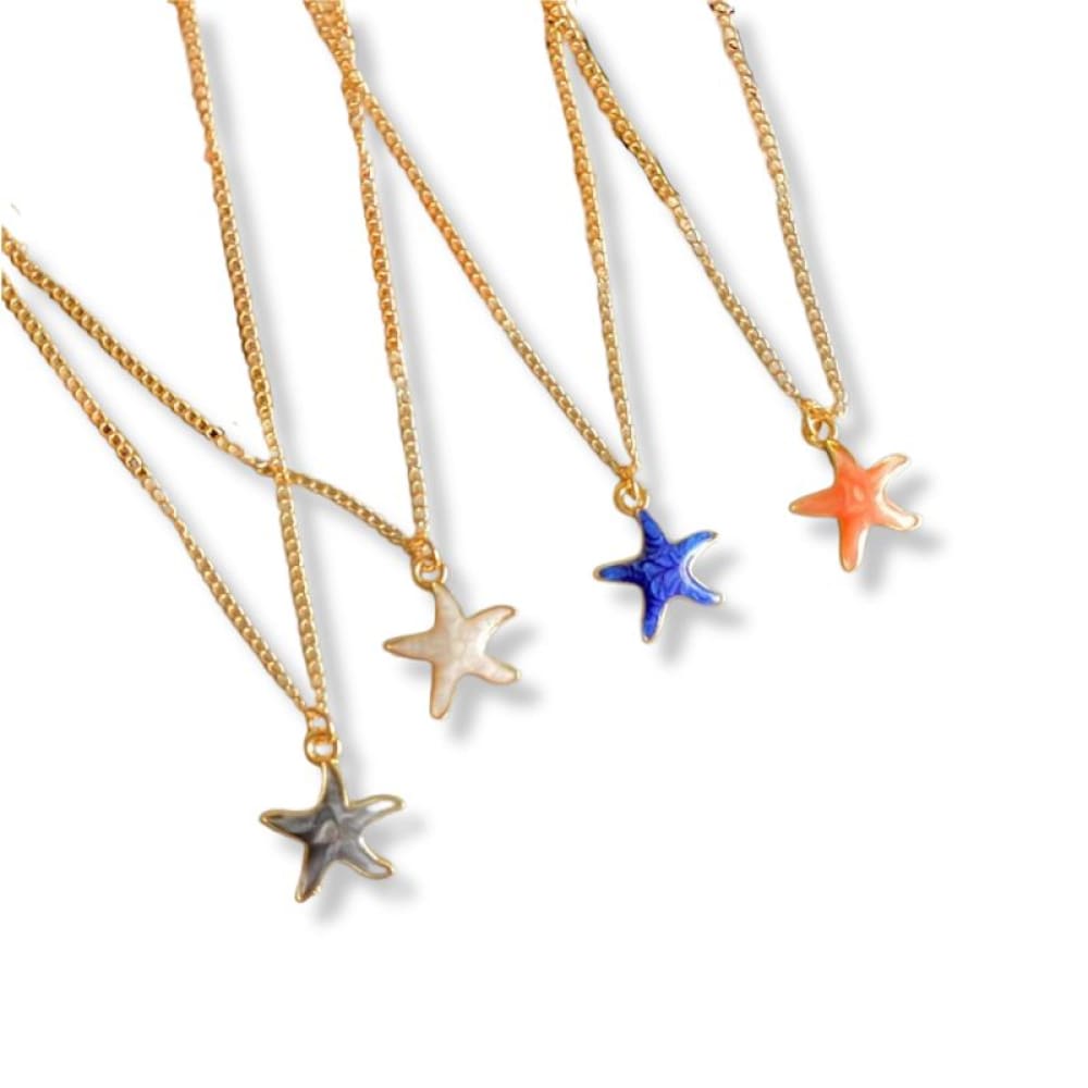 Wishing Starfish Necklace