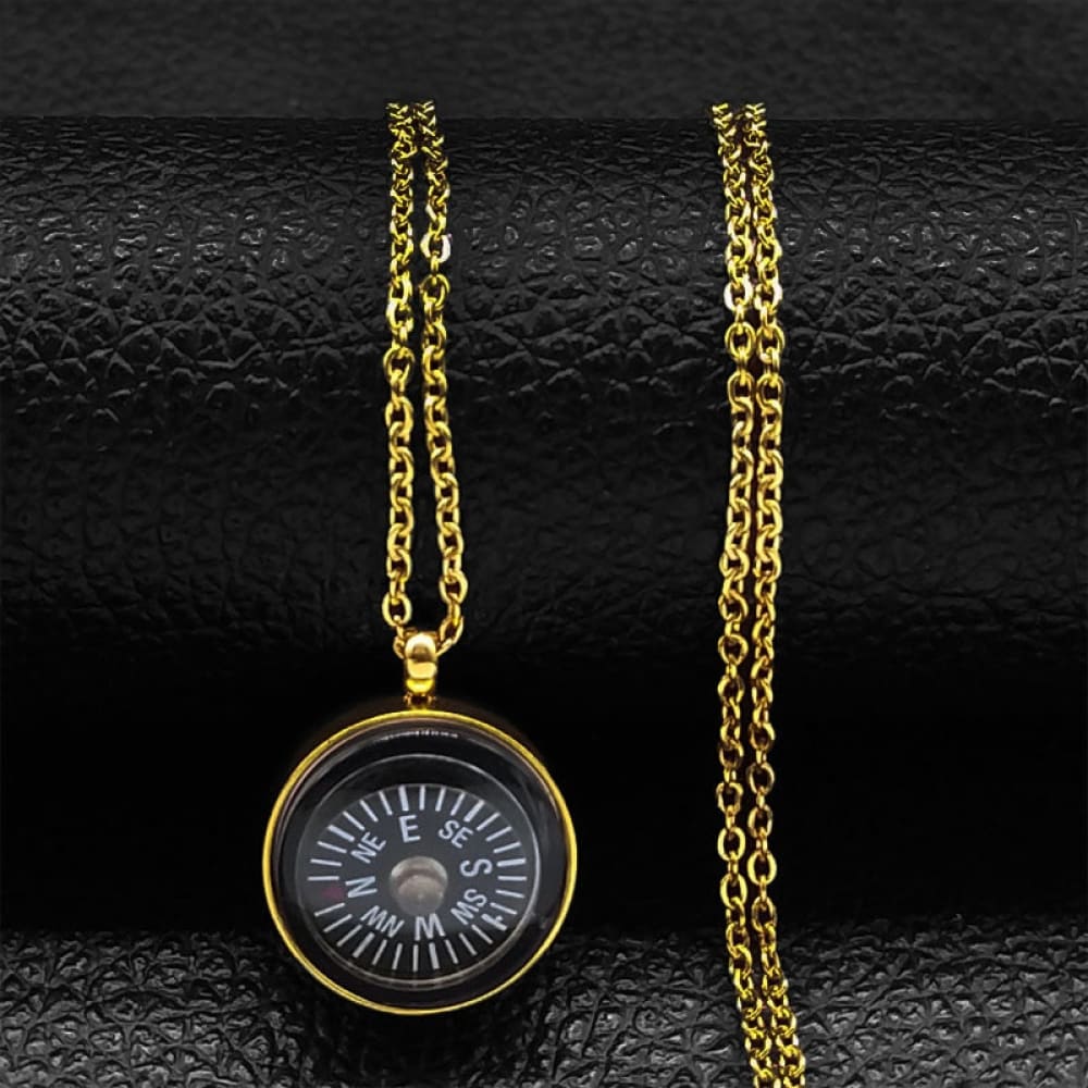 Working Compass Necklace